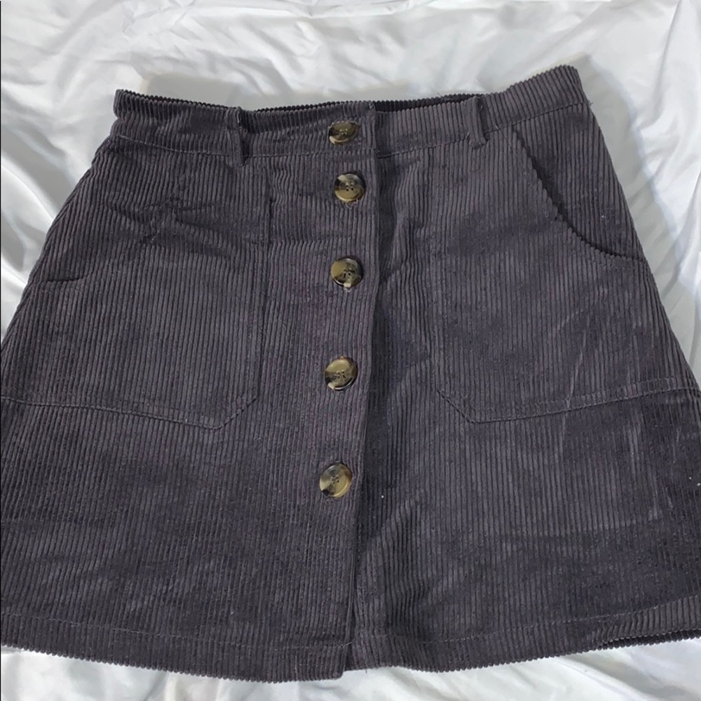 Corduroy skirt